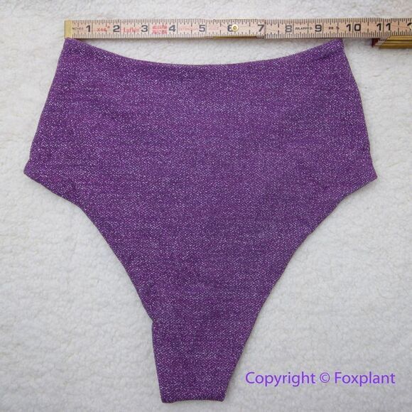 NEW Beach Riot Zurie Bikini Bottoms in purple, size S - Picture 11 of 14